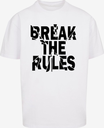 MerchcodeMajica 'Break The Rules 2' - bijela boja: prednji dio