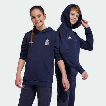 ADIDAS PERFORMANCE Sportief sweatshirt 'Real Marid' in Blauw: voorkant