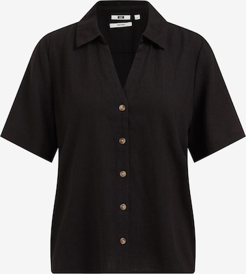 WE Fashion Blouse in Black: front