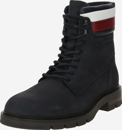 TOMMY HILFIGER Boots in navy / dunkelrot / weiß, Produktansicht