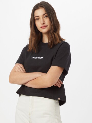 DICKIES Μπλουζάκι 'Loretto' σε μαύρο: μπροστά