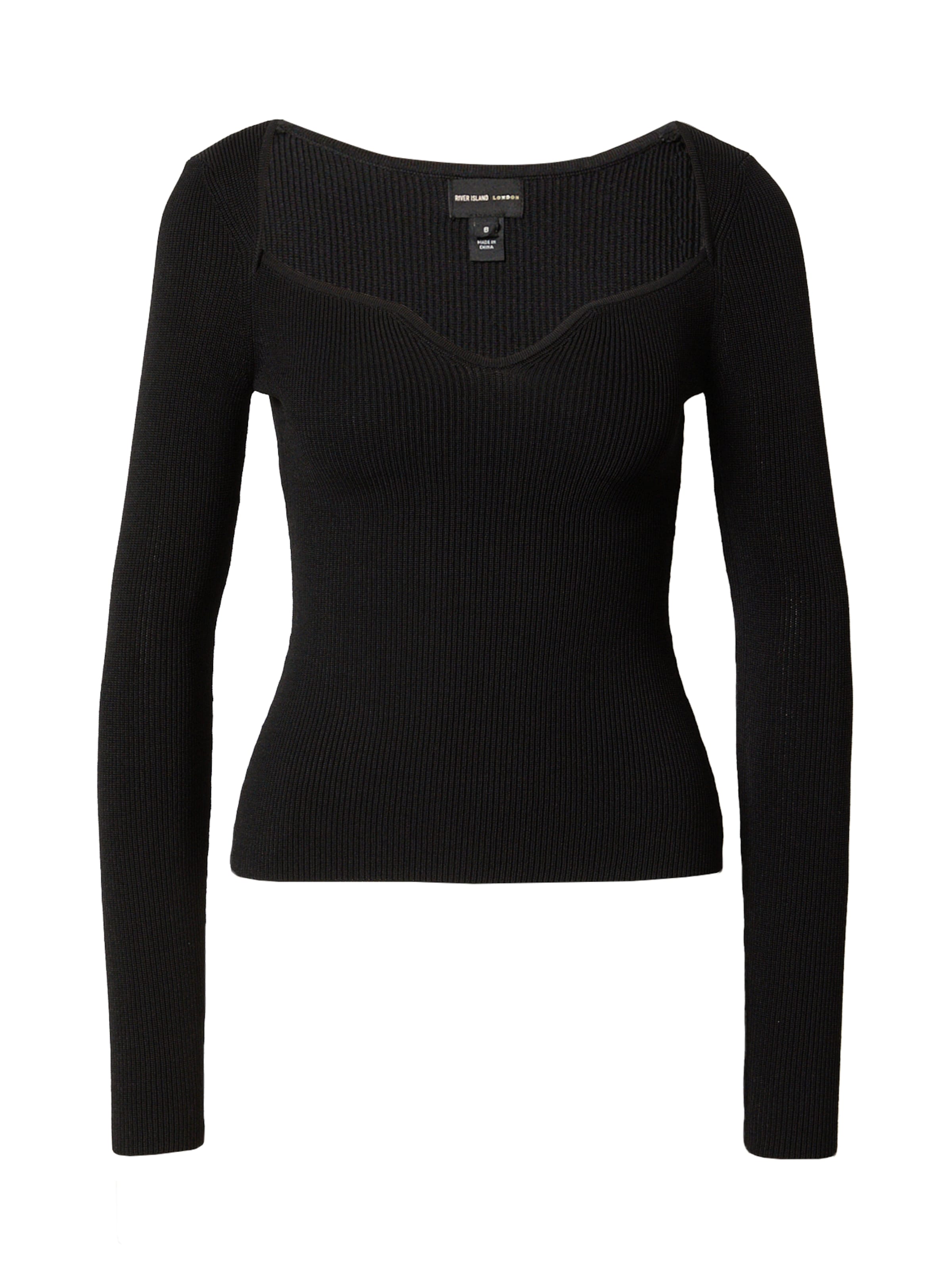 River Island Trui in Zwart: voorkant