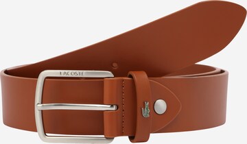 LACOSTE Riem in Bruin: voorkant