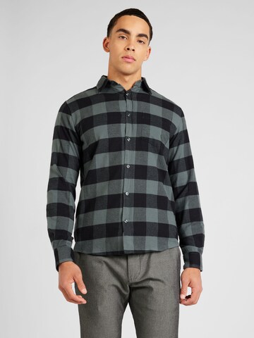 s.Oliver Regular fit Button Up Shirt in Green: front