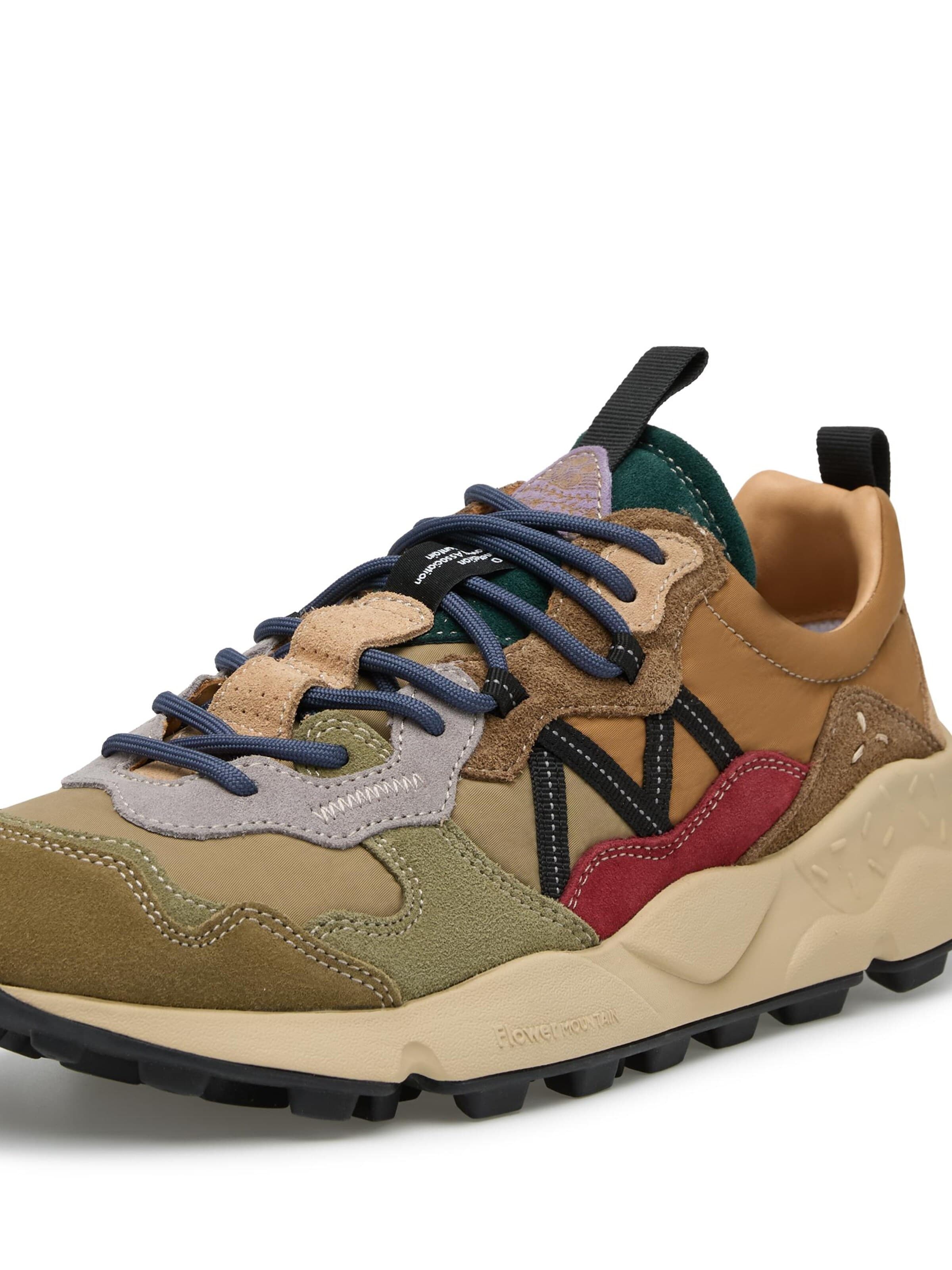 Flower Mountain Sneakers laag 'LENZAN MAN' in Groen
