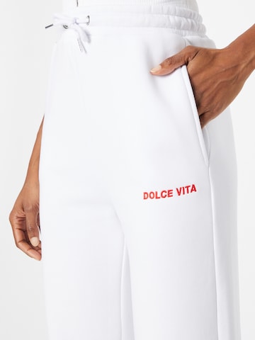 On Vacation Club Loose fit Pants 'Dolce Vita' in White