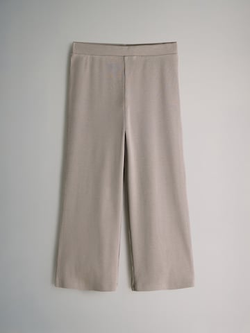 The Set Zvonové kalhoty Legíny – béžová