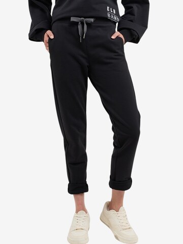 Regular Pantalon 'Briane' Elbsand en noir : devant