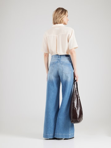 Wide Leg Jean Rich & Royal en bleu
