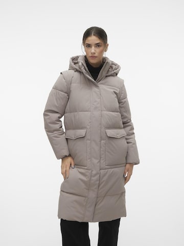 VERO MODA - Abrigo de invierno 'Madelyn' en gris: frente