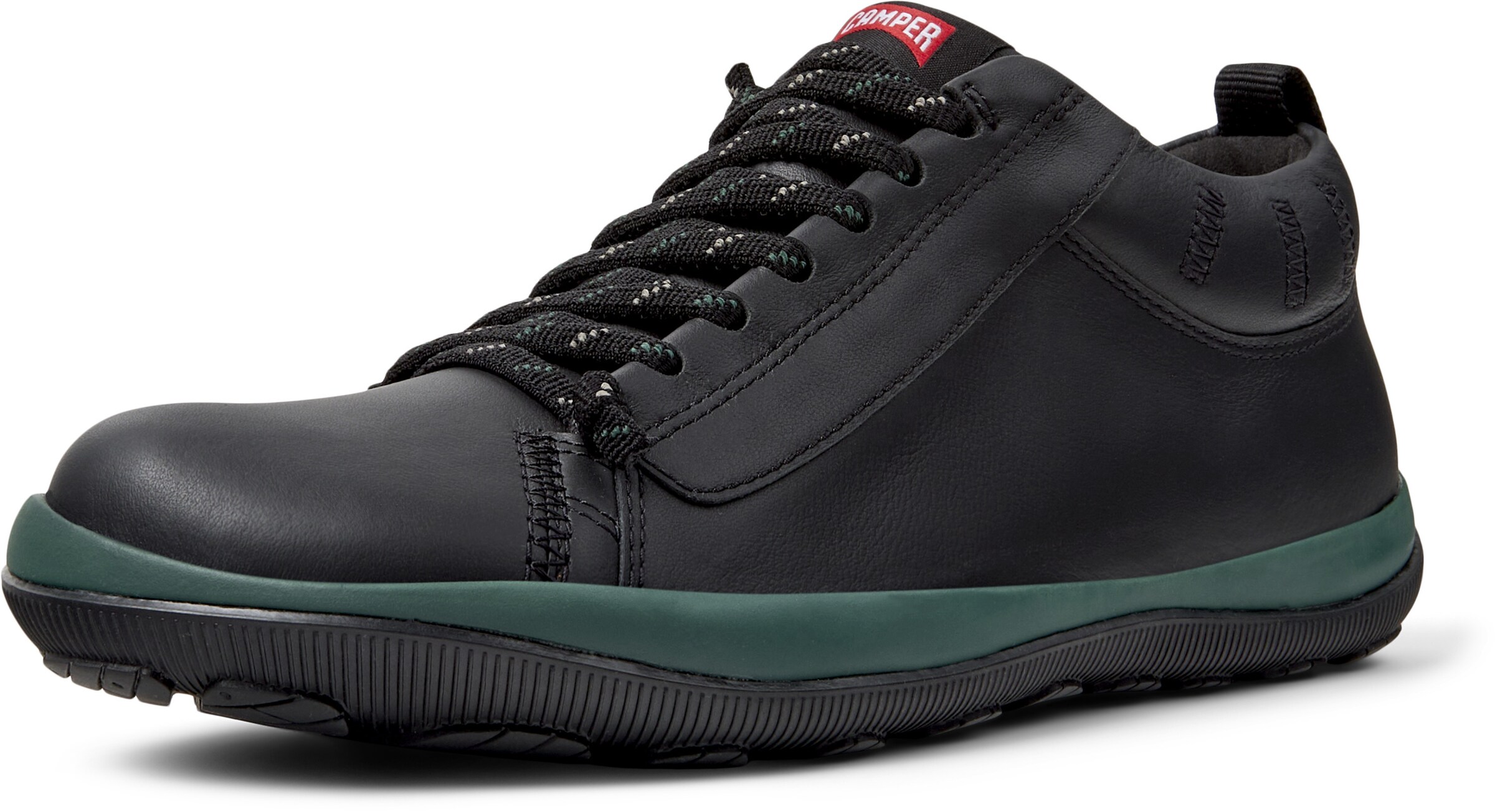 CAMPER Athletic lace-up shoe 'Peu Pista' in Black: front