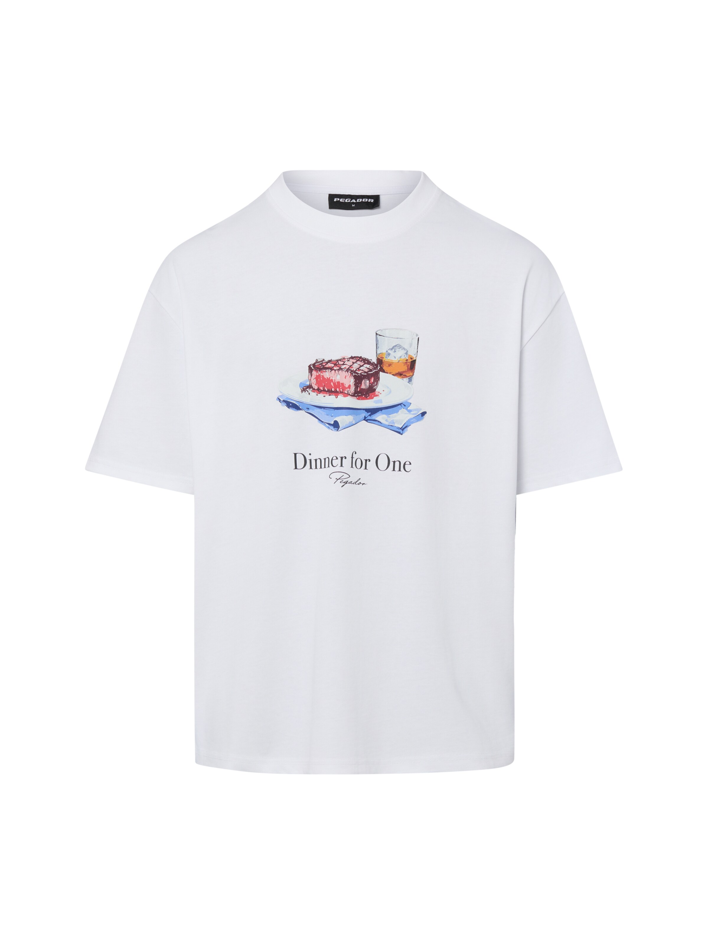 Pegador T-Shirt 'Teramo' in S in blau / schoko / rosa / weiß, Produktansicht