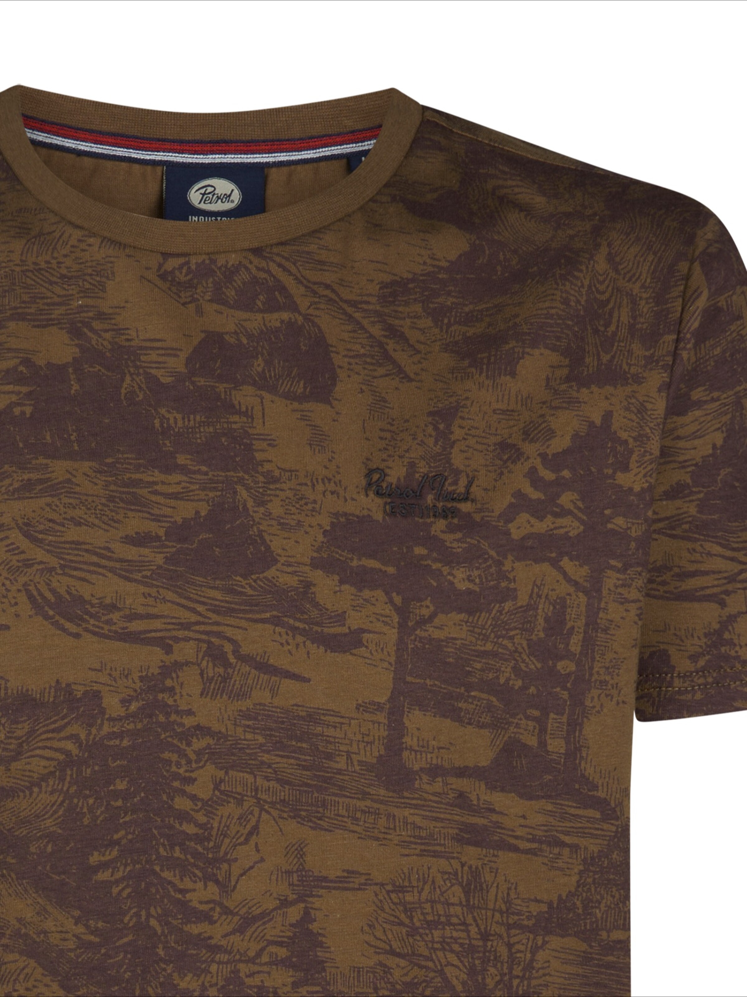 Petrol Industries - Camiseta en marrón