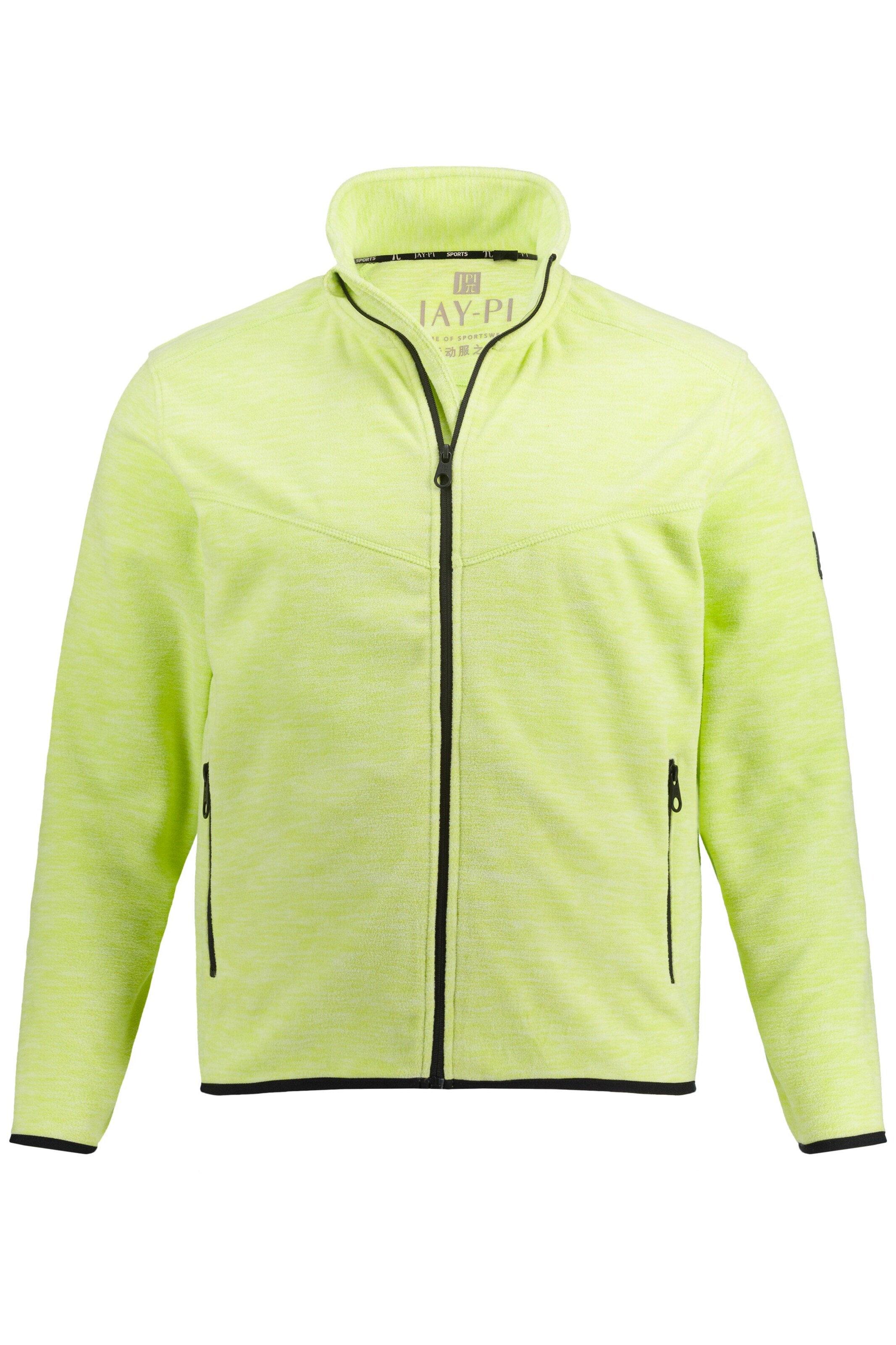 JAY-PI Fleecejacke in Grün: Vorderseite