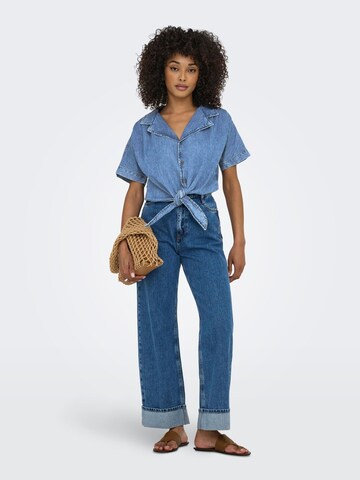 ONLY Blouse 'ONLPaula' in Blauw