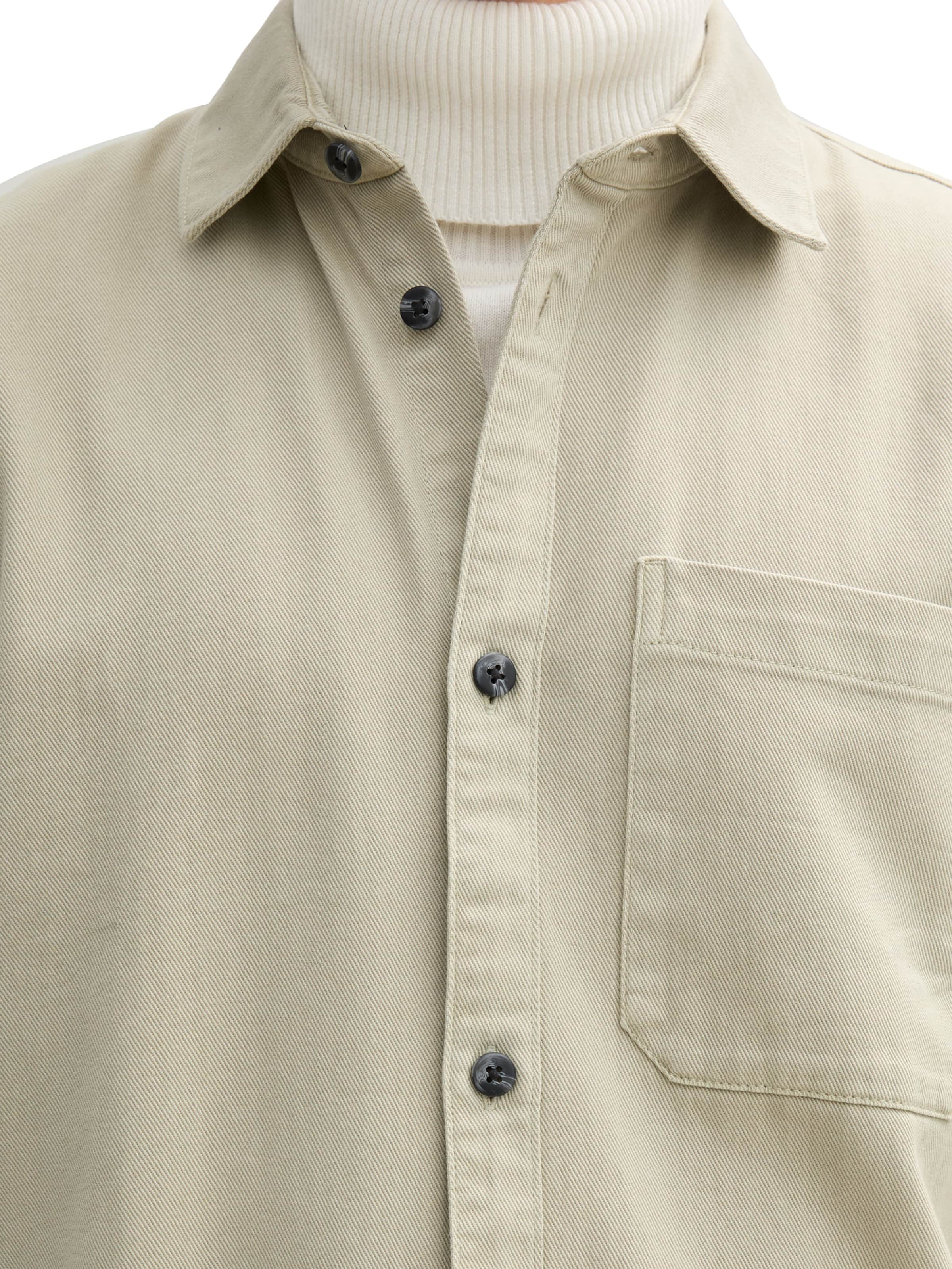 TOM TAILOR DENIM - Comfort Fit Camisa em bege