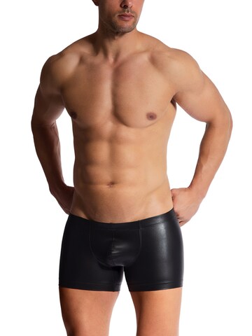 Manstore Retro Boxer ' M510 Hip Boxer ' in Schwarz: Vorderseite