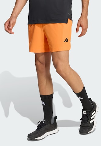 Regular Pantalon de sport 'D4T Essentials' ADIDAS PERFORMANCE en orange : devant