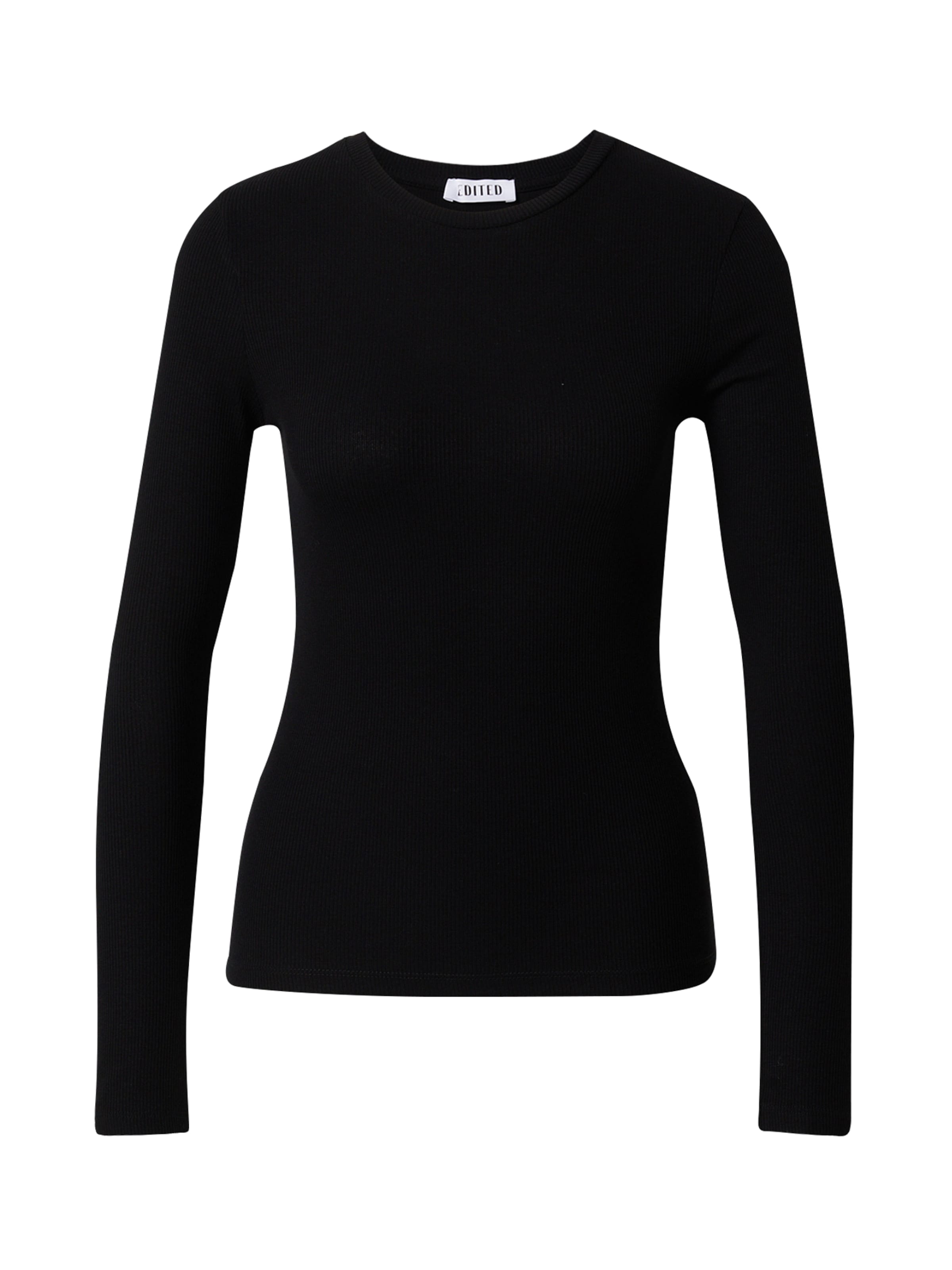 EDITED Shirt 'Inoa' in Black: front