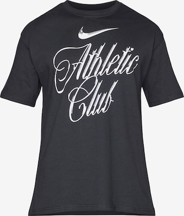 T-Shirt fonctionnel NIKE en noir : devant