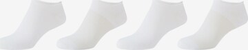 s.Oliver Ankle Socks in White: front