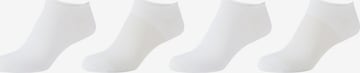 s.Oliver Ankle Socks in White: front