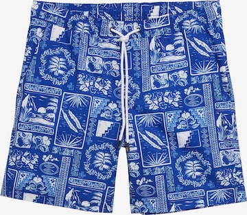 TOM TAILOR DENIM Swimming shorts in Blue: front