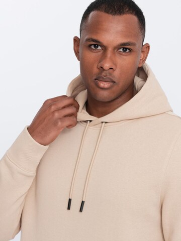 Ombre Sweatshirt 'OM-SSBN-0161' in Beige