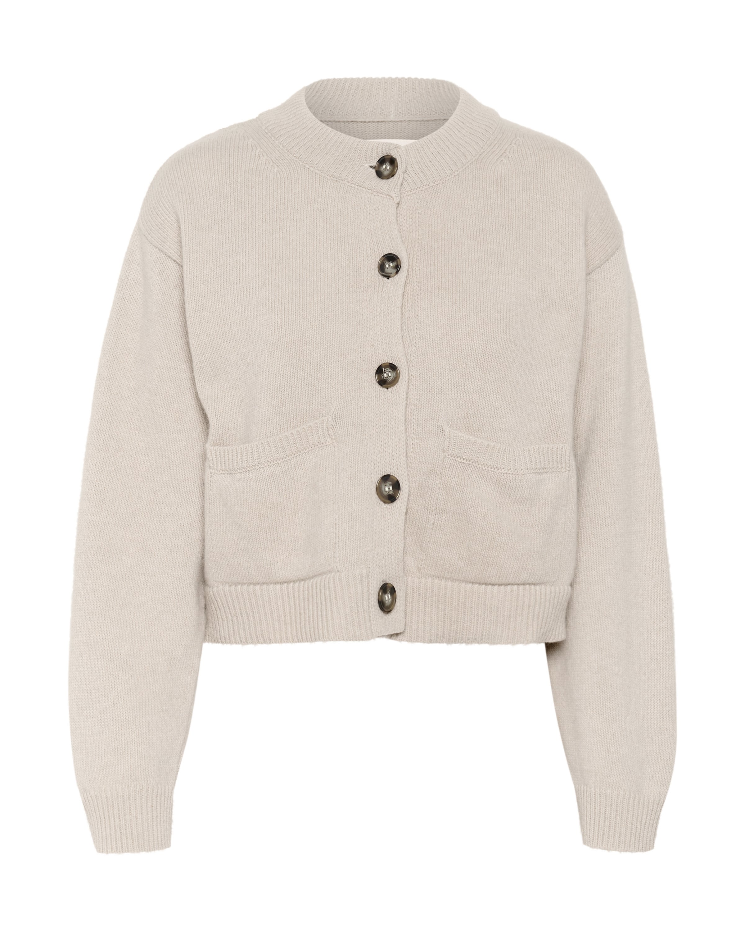 Cardigan Part Two en beige : devant