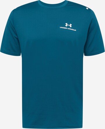 UNDER ARMOUR Funktionsshirt 'Rush Energy' in Grün: predná strana