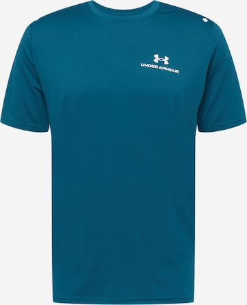 UNDER ARMOUR Performance shirt 'Rush Energy' in Green: front