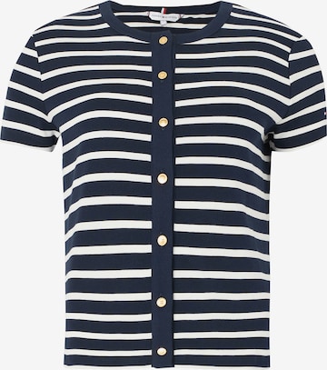 Cardigan TOMMY HILFIGER en bleu : devant