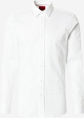 HUGO Regular Fit Paita 'Elisha02' värissä valkoinen: etupuoli