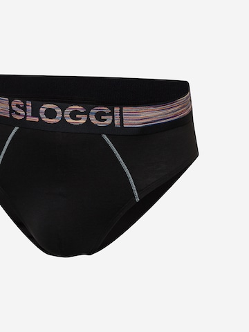 Slip 'men GO ABC Natural H' di SLOGGI in nero