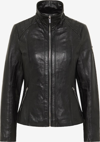 Carlo Colucci Between-Season Jacket 'Raven' in Black: front