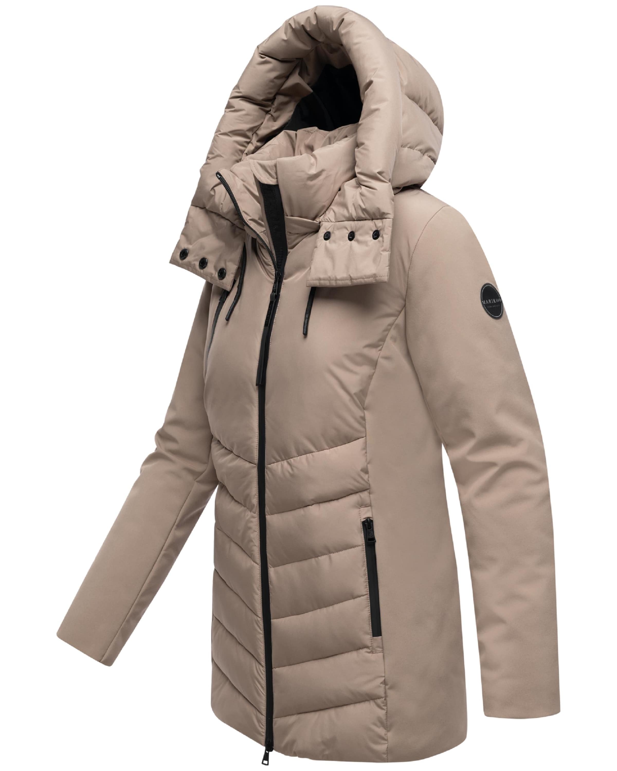 MARIKOO Zimná bunda 'Tivaa XVI' - Hnedá