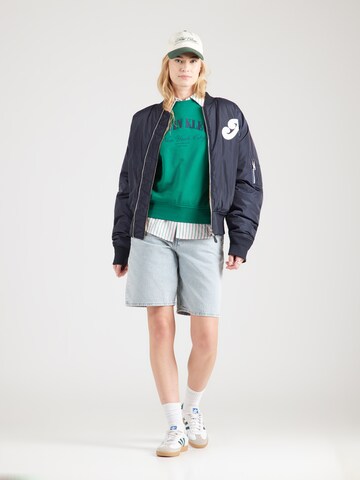 Calvin Klein Jeans regular Μπλούζα φούτερ σε πράσινο