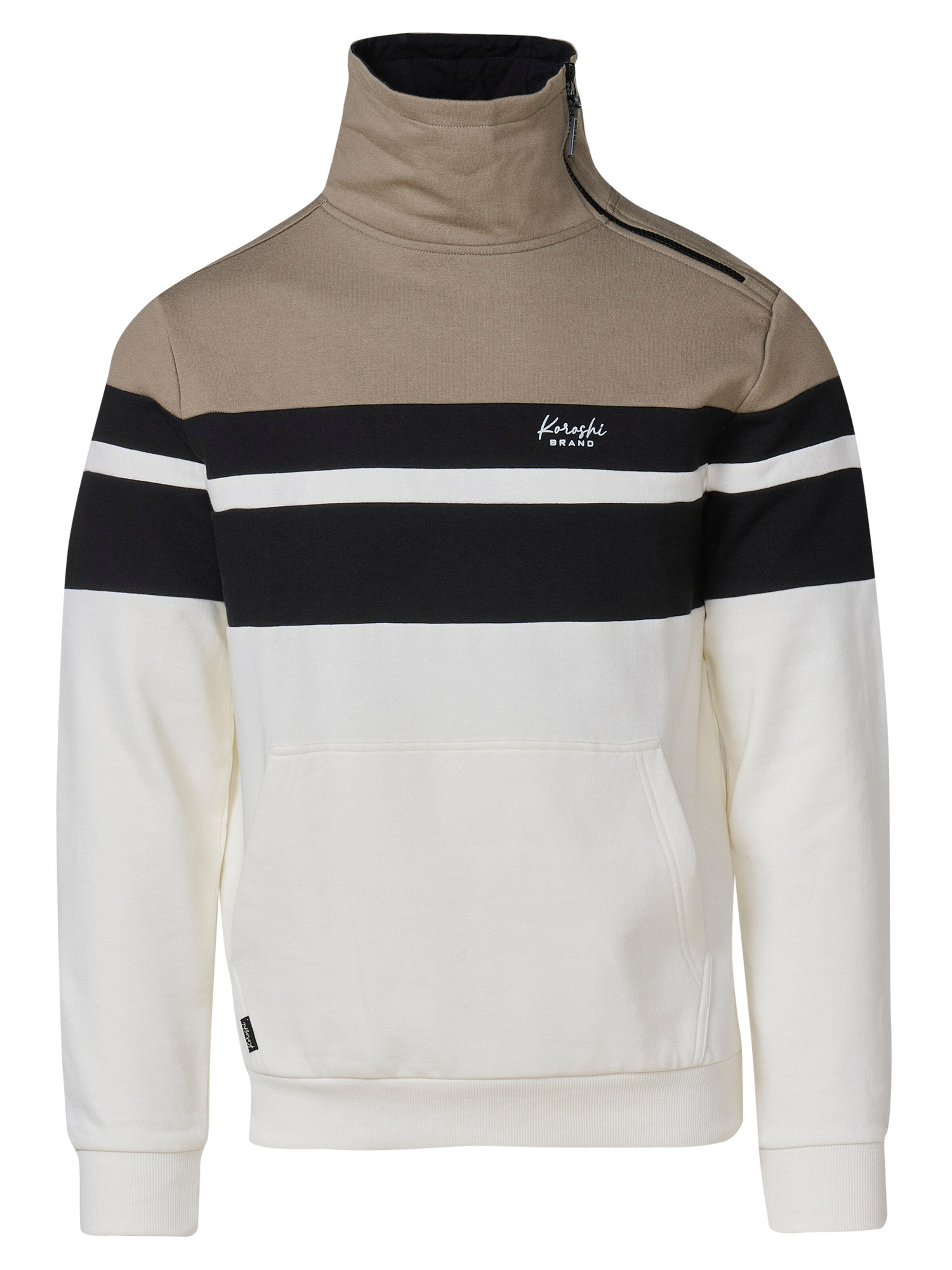 Pull-over KOROSHI en blanc : devant