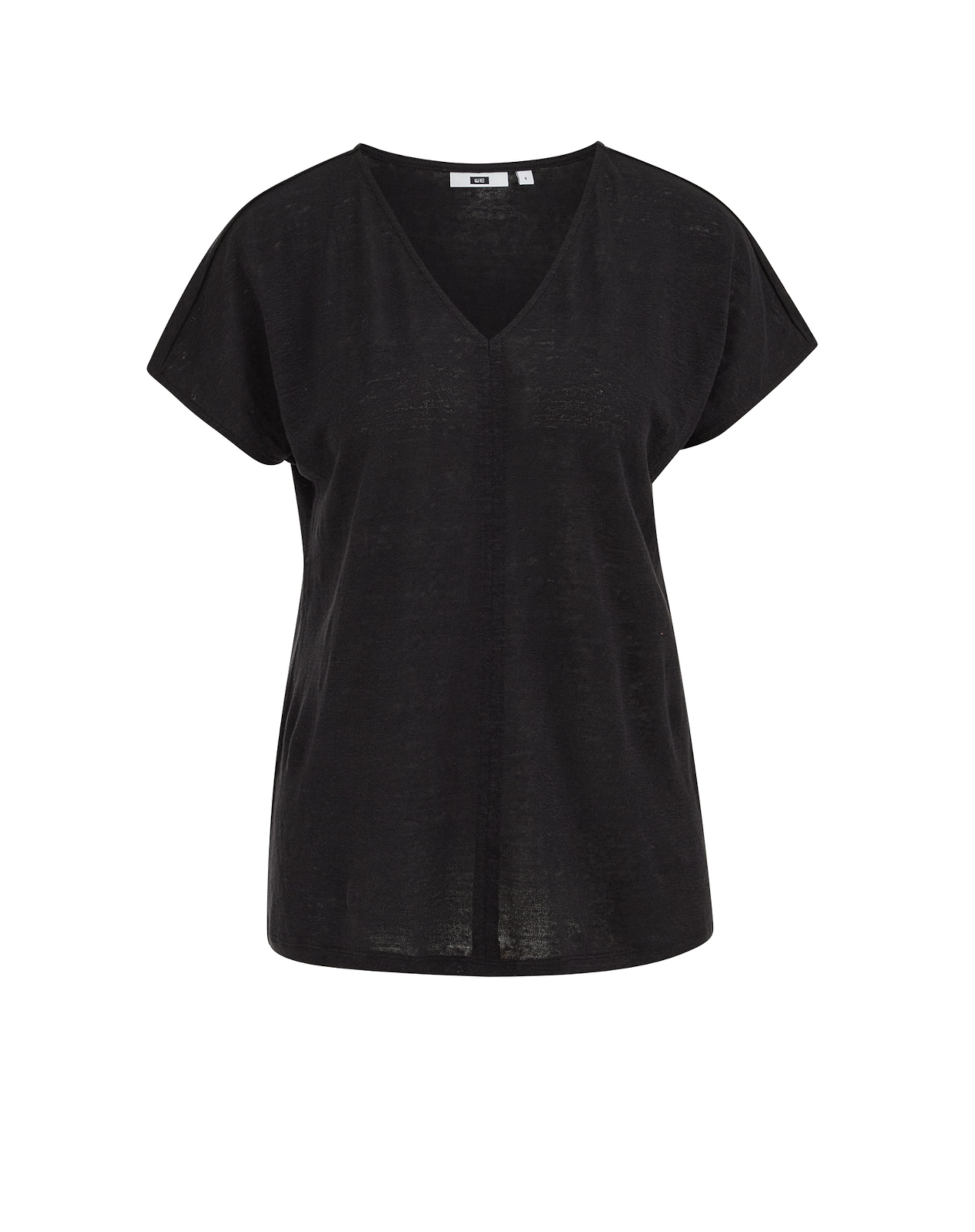 WE Fashion - Camiseta en negro: frente