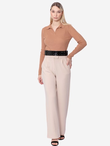 Haute Cuir Riem 'Myrrha' in Zwart