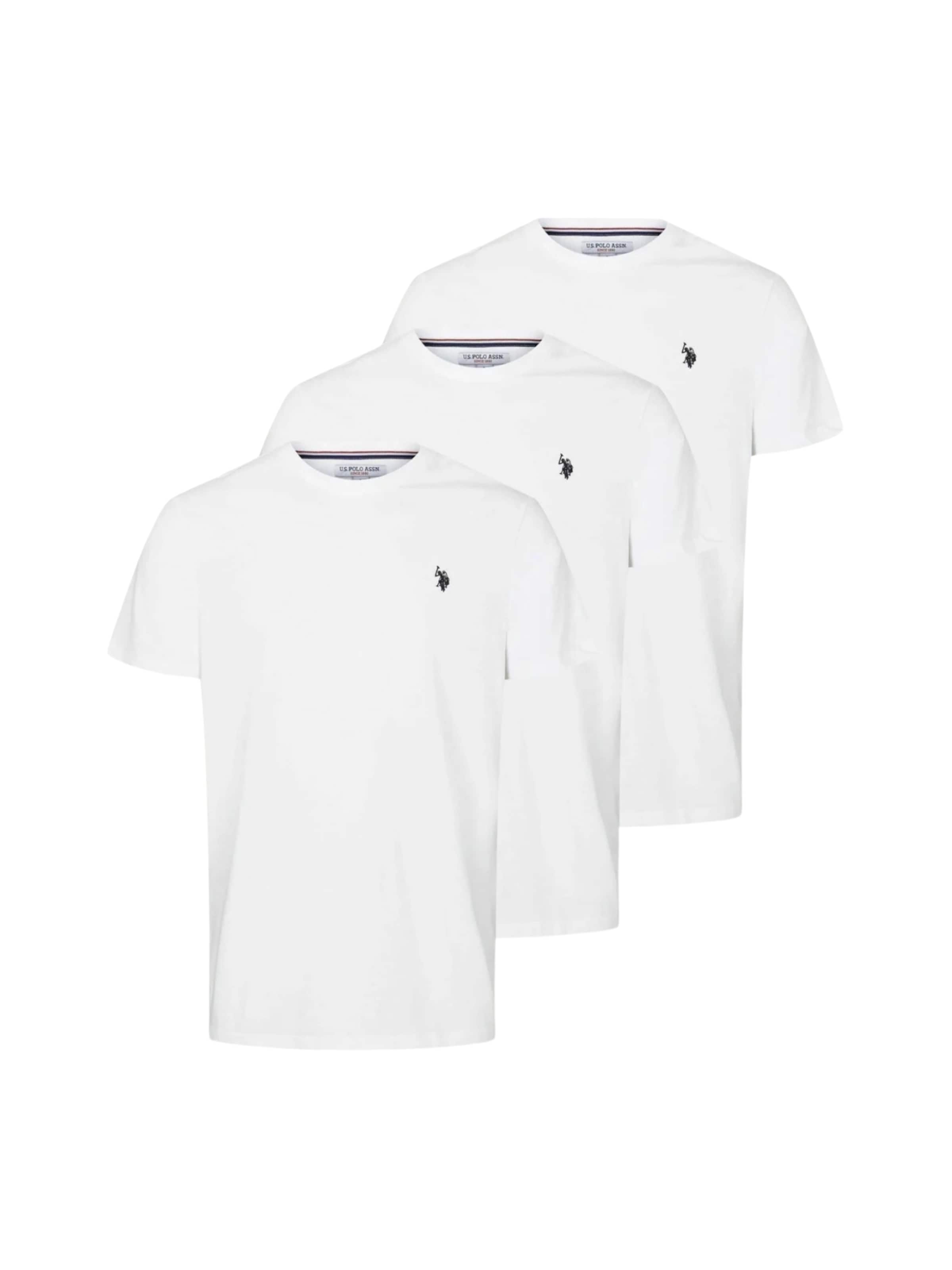 Chemise 'Arjun' U.S. POLO ASSN. en blanc : devant
