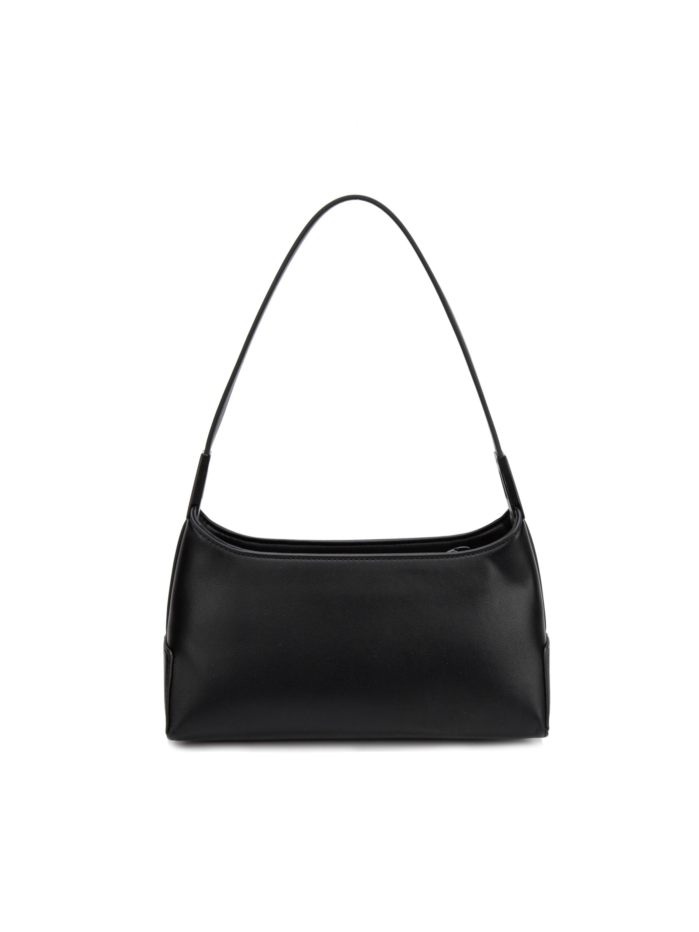 Borsa a spalla 'Borsa a Spalla Baguette David Jones Ecopelle Zip' di David Jones in nero