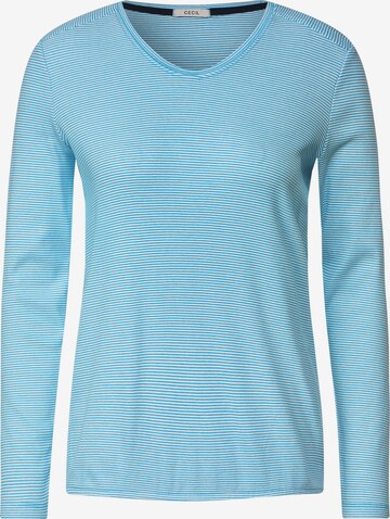 CECIL Shirt in Blauw: voorkant