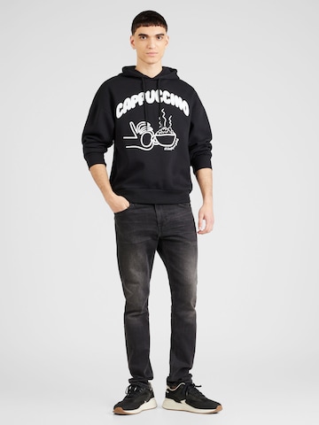 JACK & JONESSweater majica 'CAPPA' - crna boja