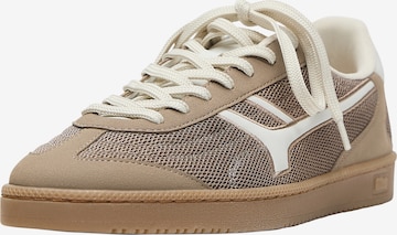 Pull&Bear Matalavartiset tennarit värissä ruskea: etupuoli