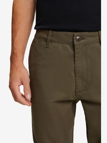 ESPRIT Slim fit Chino Pants in Green
