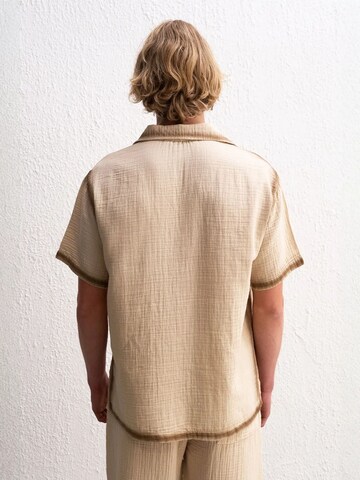 Giesto Regular fit Overhemd in Beige