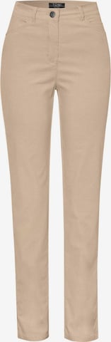 TONI Slimfit Hose in Beige: Vorderseite