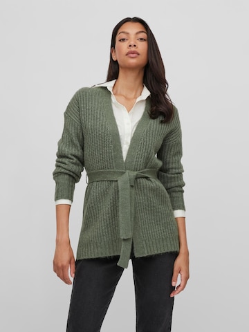 VILA Knit cardigan 'Felo' in Green: front