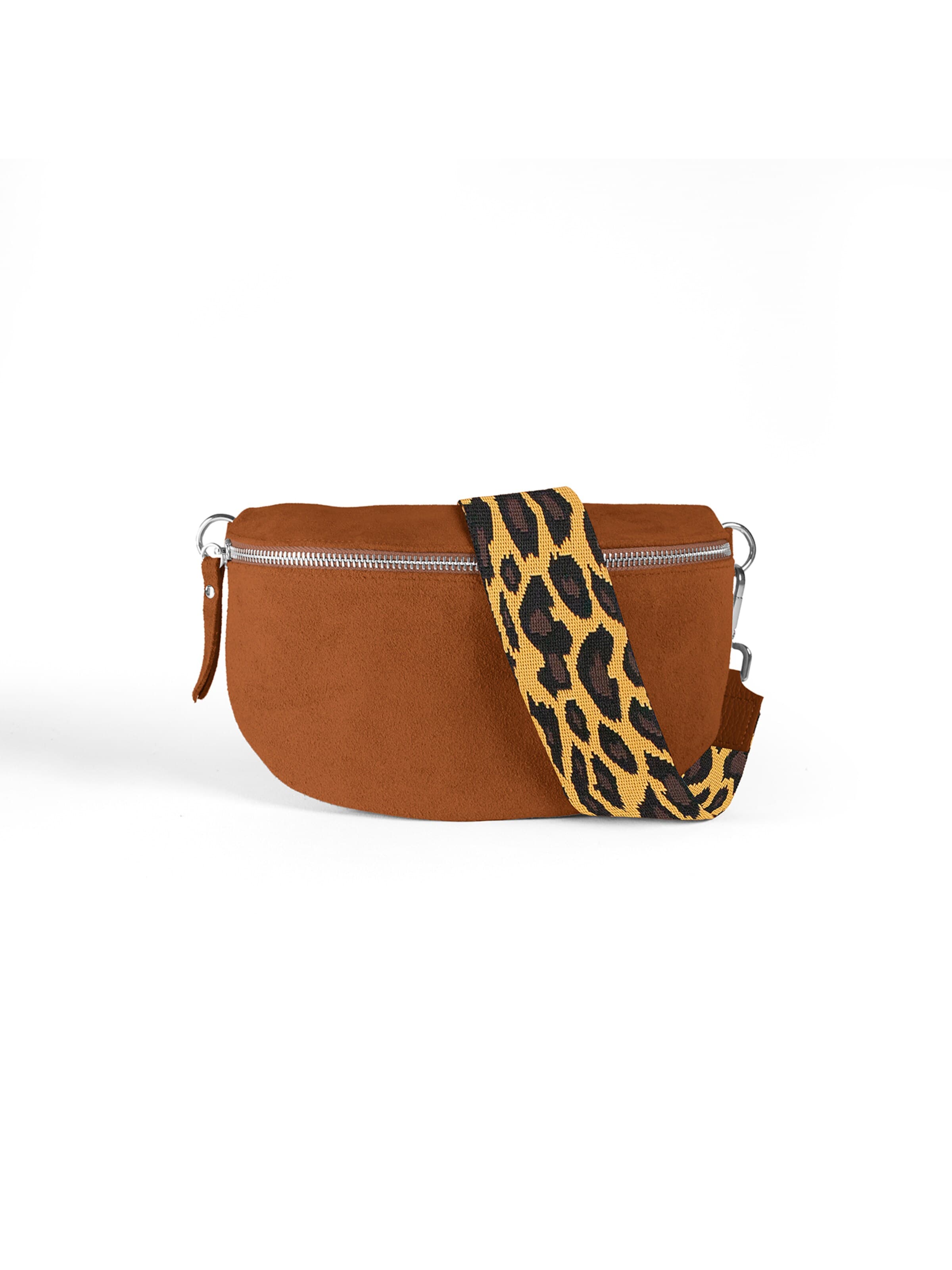 Sacs banane 'LIVIA medium' lePelou en marron : devant